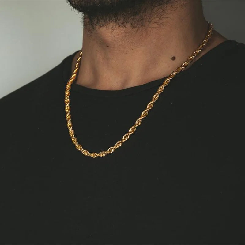 Rope Chain Necklaces for Men