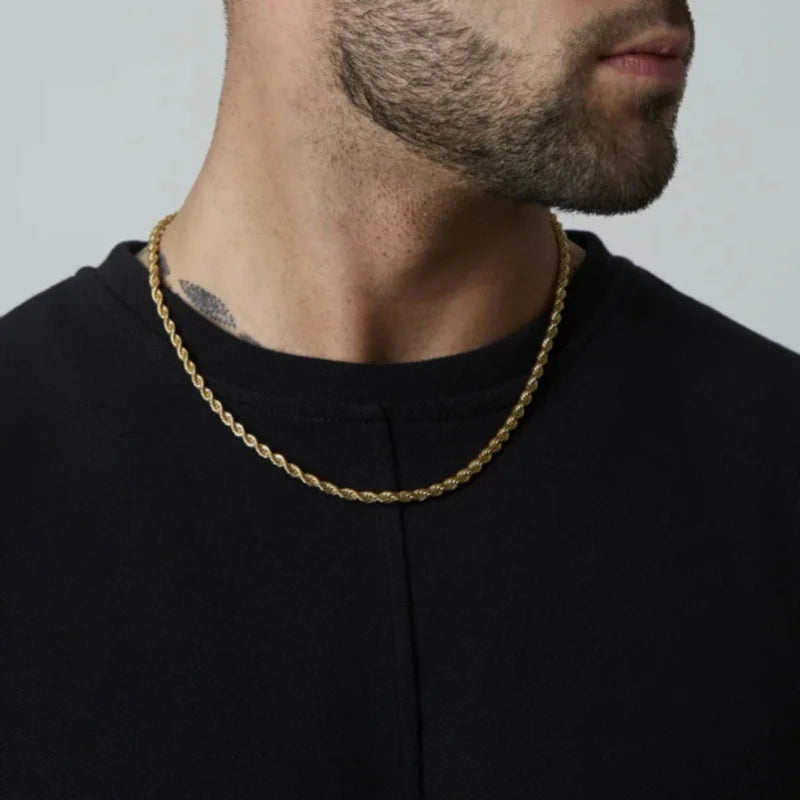 Rope Chain Necklaces for Men