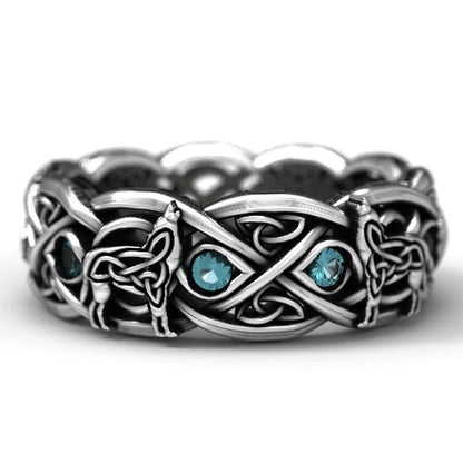 Viking Giant Wolf Ring for Men