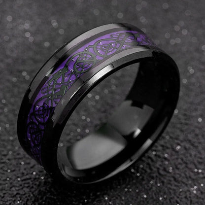 Men Stainless Steel Dragon Ring