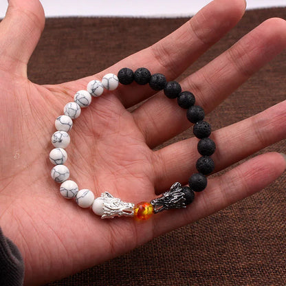 Stone Beads Bracelet Men