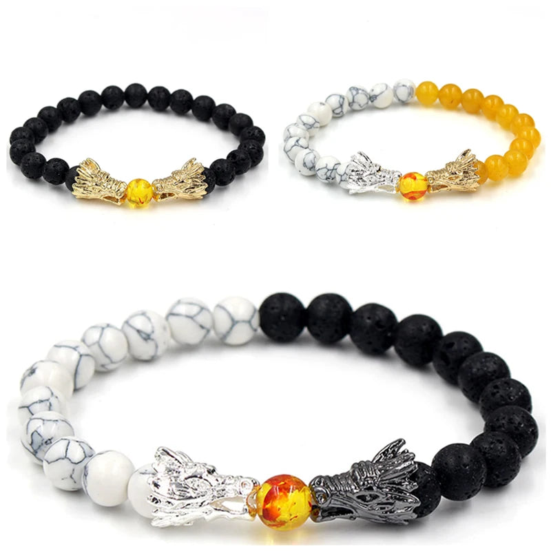 Stone Beads Bracelet Men