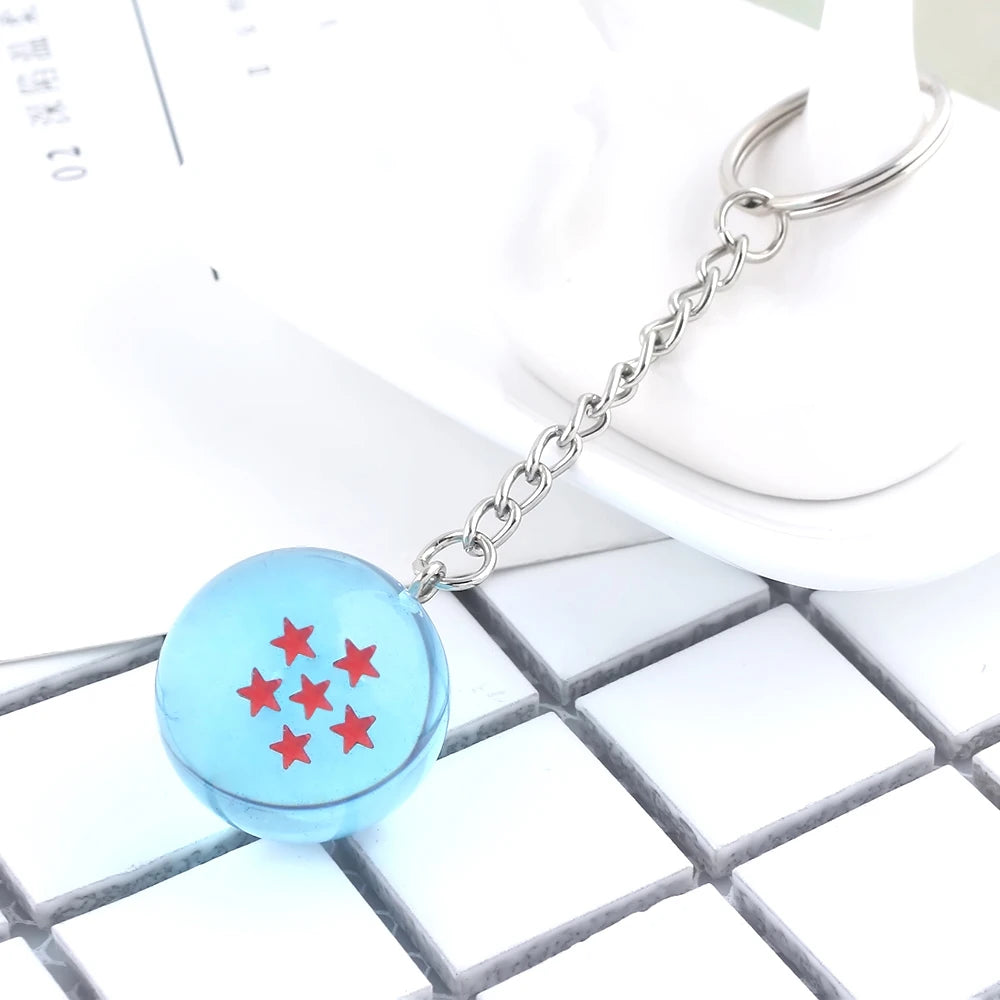 1-7 Stars Balls Keychain Charms