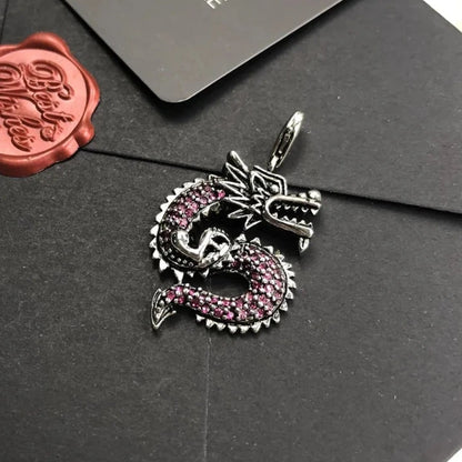 Pendant Red Dragon Woman Men Unisex