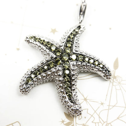 Pendant Green Starfish Woman