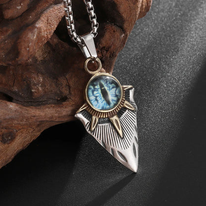 Evil Eye Protection Pendant Necklace for Men