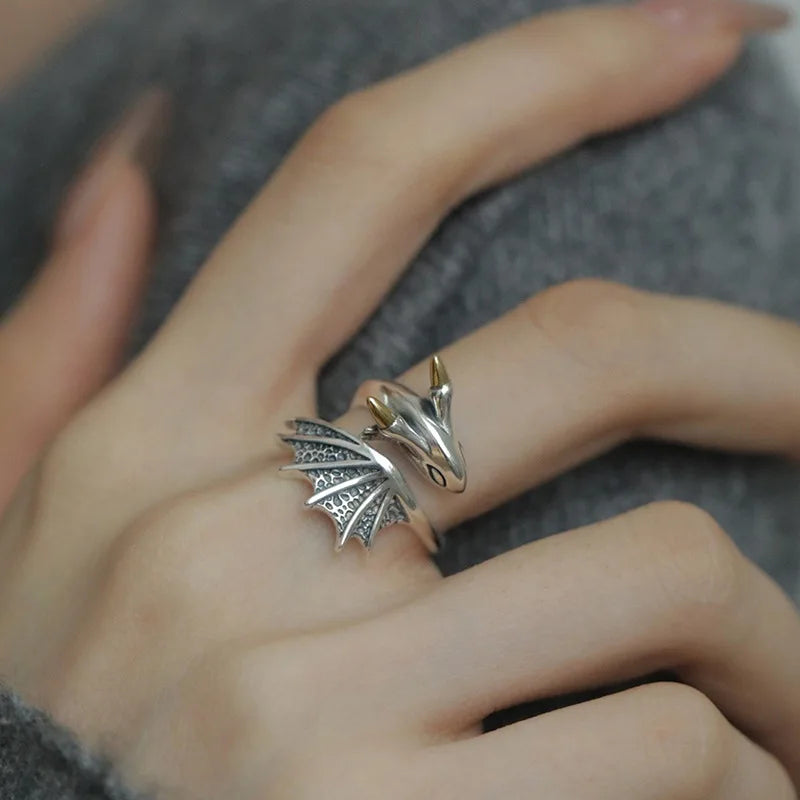 Wing Dragon Ring for Women