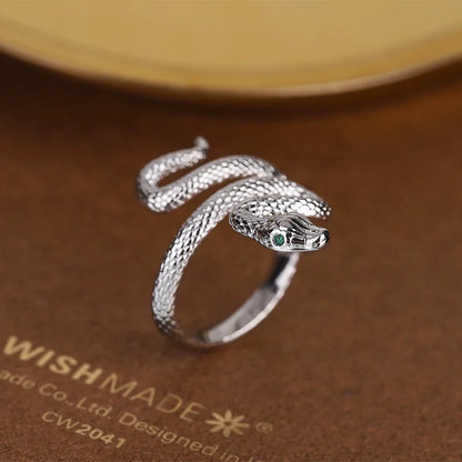 Imitation Silver Gold Snake Rings For Women