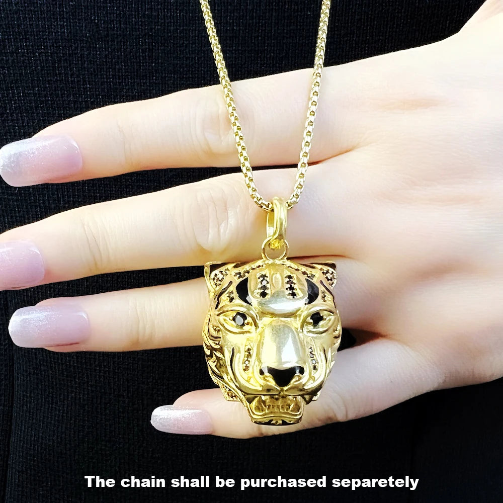 Pendant Golden Tiger For Men