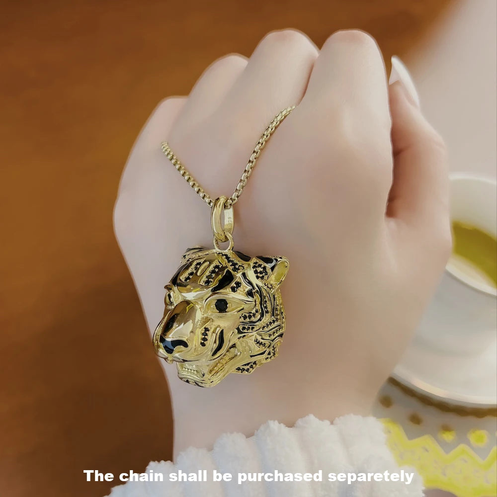 Pendant Golden Tiger For Men