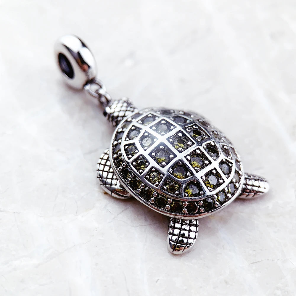 Pendant Green Turtle Large For Women Men