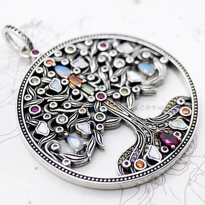 Pendant Romantic Colourful Tree For Woman