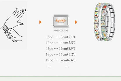 New Trending Fashion Women Jewelry 9mm Width  Color Stainless Steel Bracelet