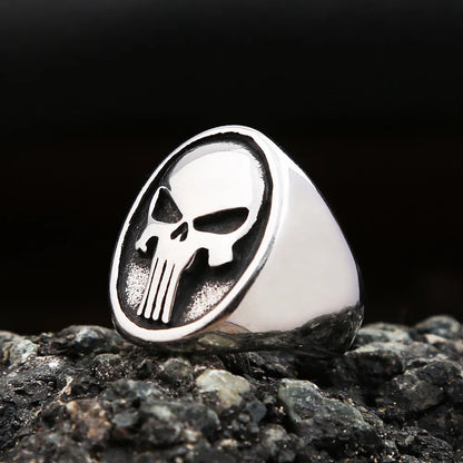 Stainless Steel Skull Ring Biker Fashion Jewellery for Men