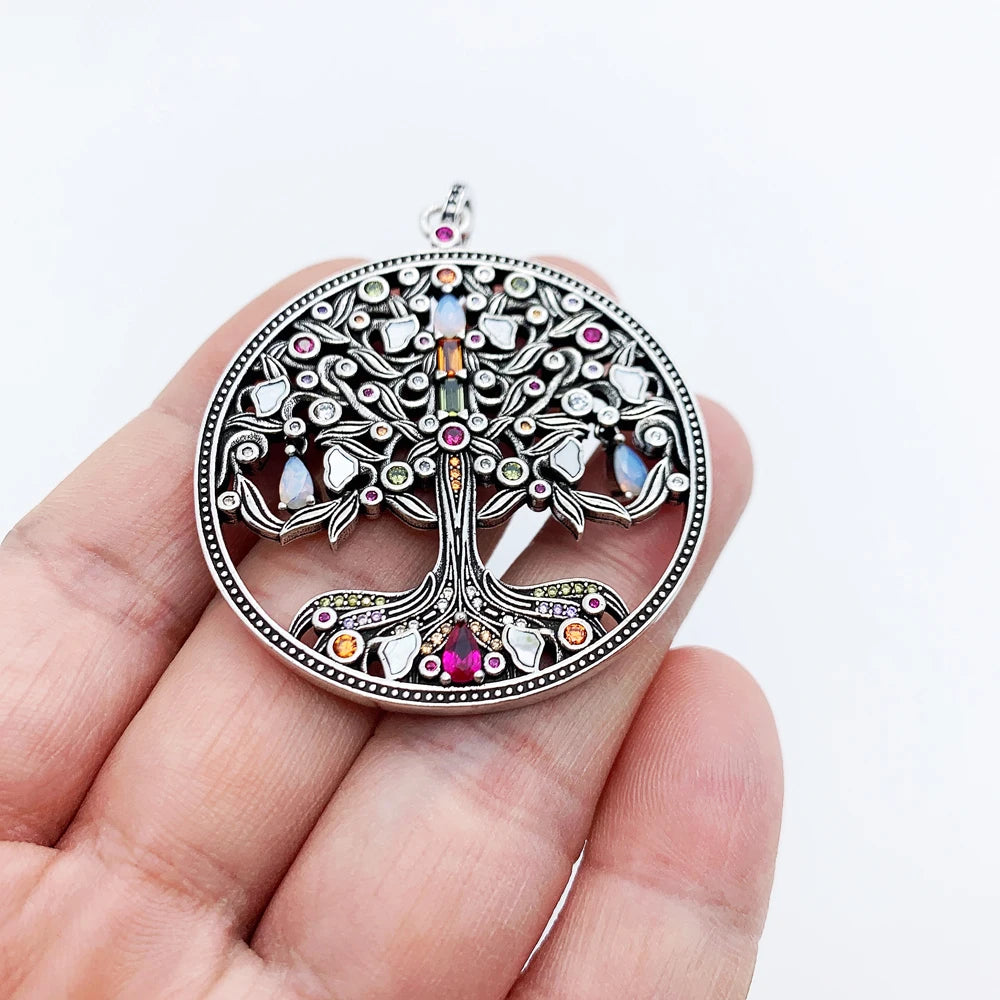 Pendant Romantic Colourful Tree For Woman