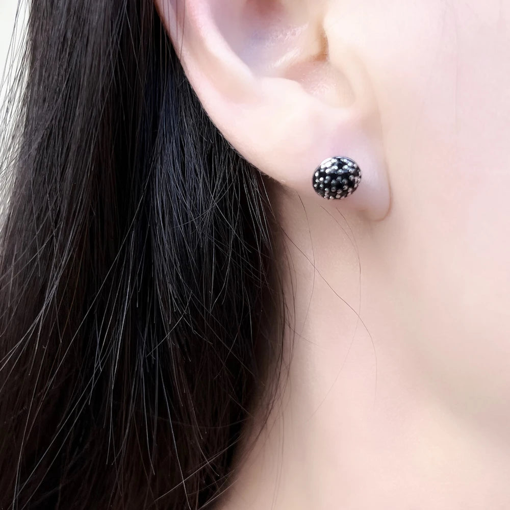 Stud Earrings Black Pave For Women