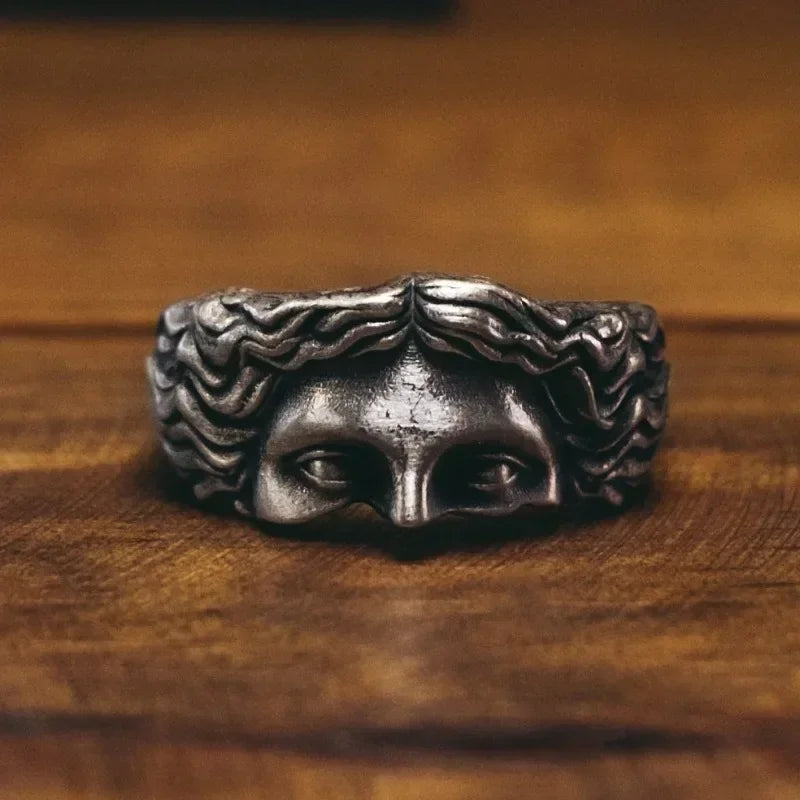 Venus Sculpture Half Face Ring for Women