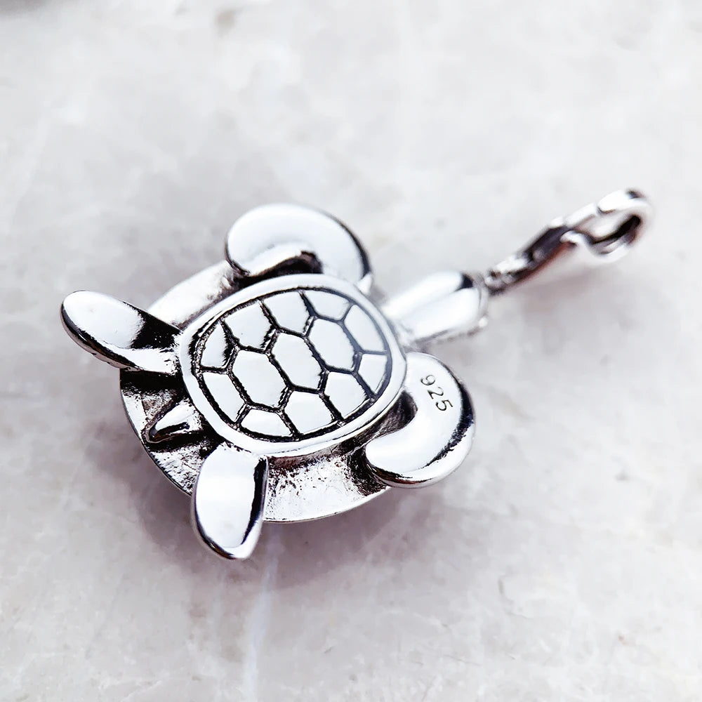 Pendant Green Turtle Large For Women Men