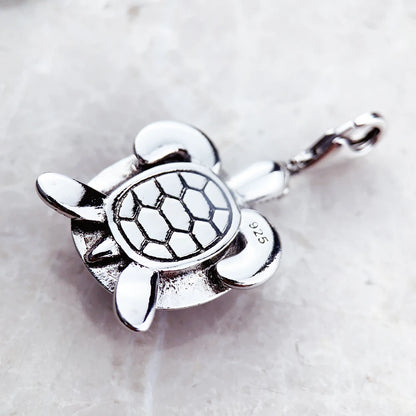 Pendant Green Turtle Large For Women Men