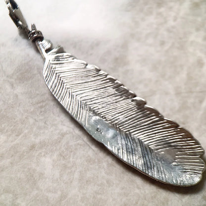 Pendant Black Feather For Women Men