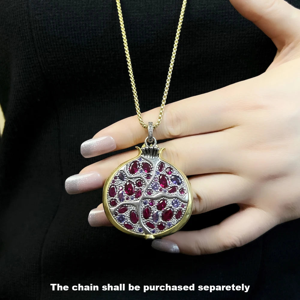 Pendant Large Pomegranate For Women