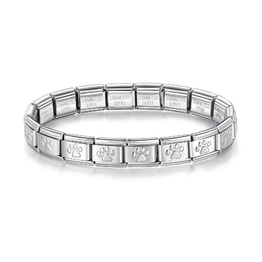 New Trending Fashion Women Jewelry 9mm Width  Color Stainless Steel Bracelet