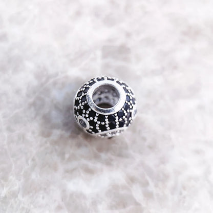 Beads Yin Yang Micro Pave Ball Charm For Women