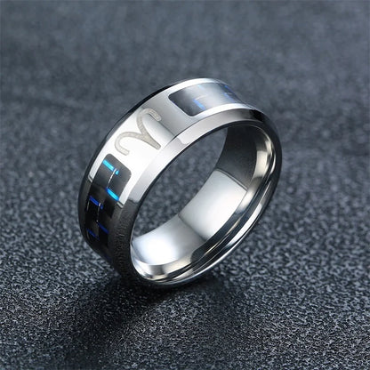 Twelve Constellations Rings for Men