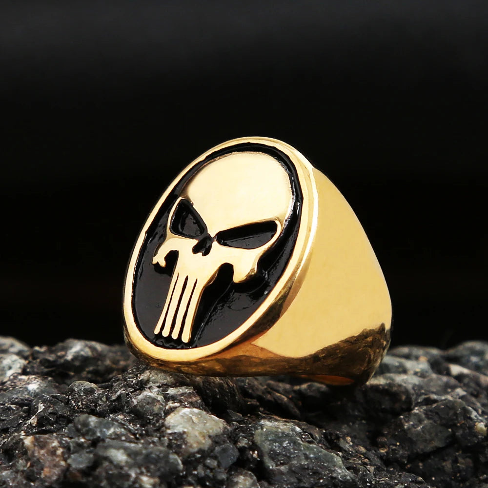 Stainless Steel Skull Ring Biker Fashion Jewellery for Men