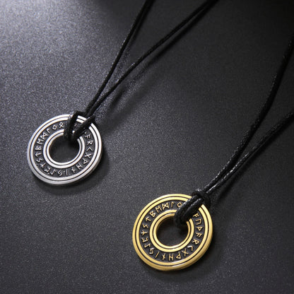 Vintage Necklaces for Men Stainless Steel Viking Jewel