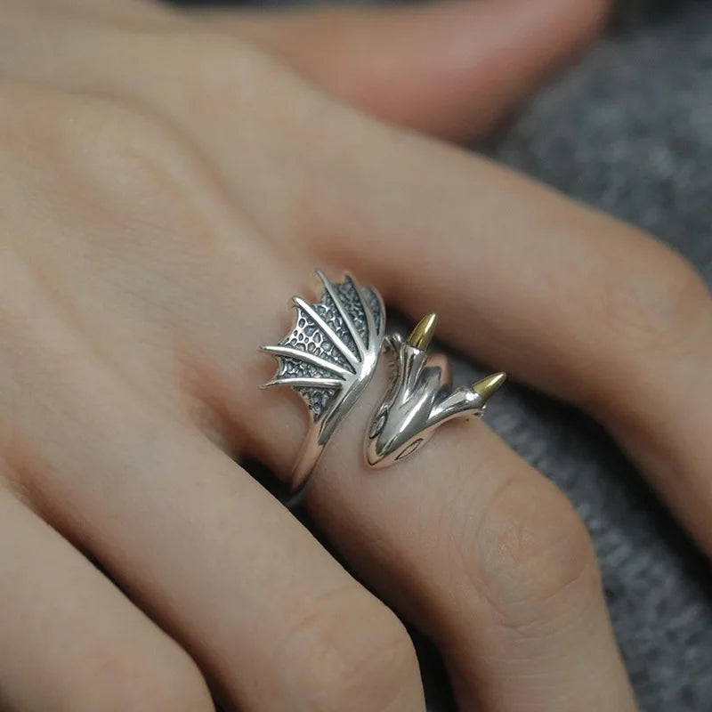 Wing Dragon Ring for Women