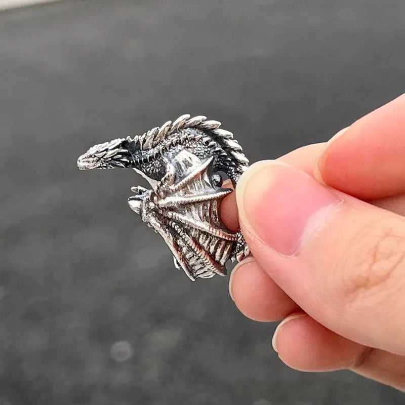 Dragon Rings Opening Adjustable Rings Vintage for Men