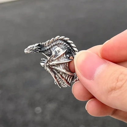 Dragon Rings Opening Adjustable Rings Vintage for Men