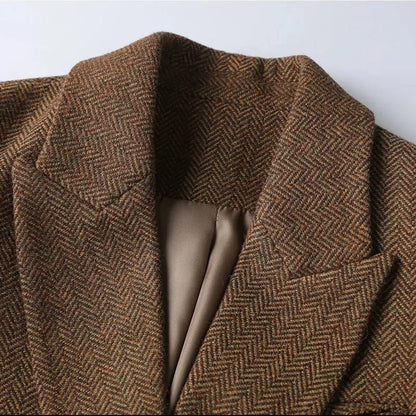 Vintage Wool Jacket For Women Autumn And Winter