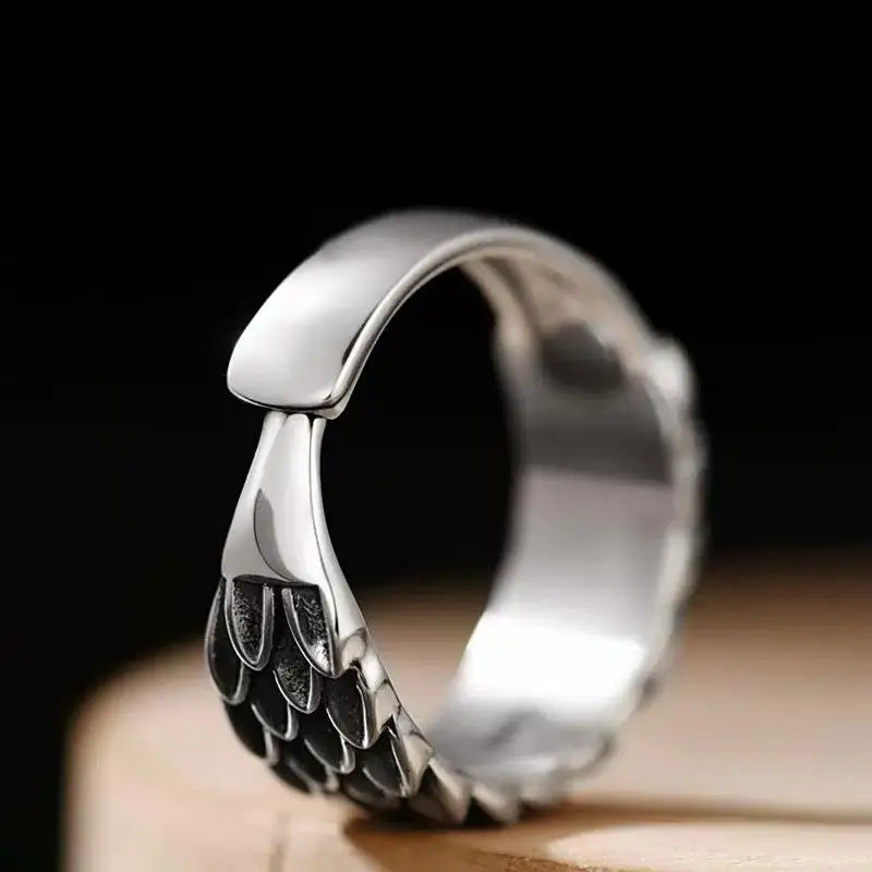 Vintage Creative Dragon Scale Ring men women