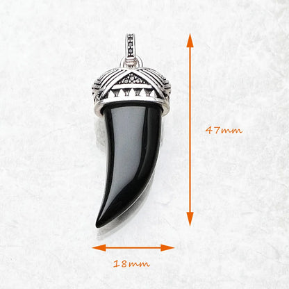 Pendant Ethnic Tiger Tooth For Men